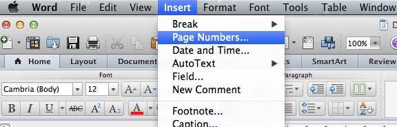 word for mac number alignment